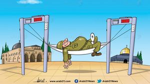 البوابات الإلكترونية كاريكاتير الأقصى إسرائيل