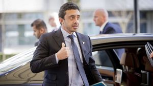 لم يصدر بيان رسمي عن الإمارات أو عمان حول خروج ابن زايد من الحفل - أ ف ب