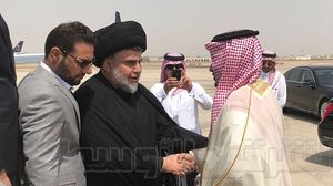 وزير الدولة للشؤون الخارجية السعودي ثامر السبهان كان في استقبال الصدر بمطار جدة- الشرق الأوسط