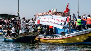 الاحتلال اعتقل ركاب السفينة واقتادها إلى ميناء أسدود المحتل- جيتي 