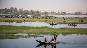 تتناقص مياه النيل باستمرار بعد بناء سد النهضة الإثيوبي - جيتي