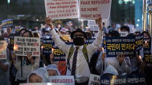 الغارديان: ينقسم الكوريون الجنوبيون بين داع إلى الرأفة وآخر يدعو إلى طرد اللاجئين- جيتي