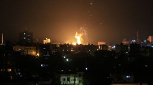 الجيش الإسرائيلي قصف مواقع للمقاومة في قطاع غزة- جيتي