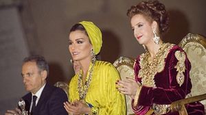 تحدثت البرقيات عن علاقة متينة بين الأميرة للا سلمى والشيخة موزة- تويتر