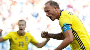 وسجل المنتخب السويدي هدفه الوحيد عن طريق اللاعب إيميل فورسييرغ- فيسبوك