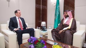 حضره الأمير خالد بن سلمان بن عبدالعزيز السفير السعودي بواشنطن وخالد الحميدان رئيس الاستخبارات - صفحة الخارجية الامريكية