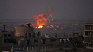 استهدفت قوات النظام والفرقة الرابعة بالرشاشات الثقيلة الوفد العشائري واللجنة المركزية في حوران- جيتي