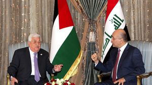 عباس زار العراق والتقى الرئيس برهم صالح في آذار/ مارس الماضي- تويتر