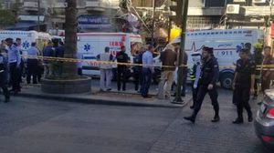 الانفجار داخل مرفق لأحد المطاعم في وسط العاصمة الأردنية- تويتر
