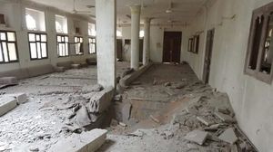 تداول ناشطون يمنيون على مواقع التواصل الاجتماعي صورا لمنزل محافظ مأرب بعد تعرضه للقصف- فيسبوك
