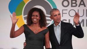 كانت ميشيل أوباما أول أمريكية سوداء تدخل القصر الأبيض بعد فوز أوباما بالرئاسة- جيتي