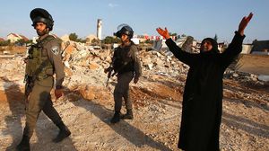 هدمت جرافات الاحتلال ثمانية بركسات فلسطينية شرقي مدينة رام الله- جيتي