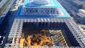 المسجد الأعظم في الجزائر.. تحفة معمارية يُراد لها أن تتحول إلى معلم حضاري (وكالة الأنباء الجزائرية)