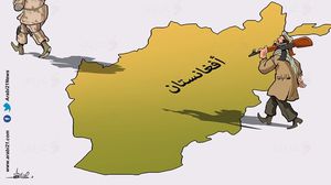 طالبان  أمريكا  أفغانستان  الانسحاب  كاريكاتير  علاء اللقطة- عربي21