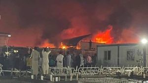 الحريق اندلع في مشفى في ذي قار جنوب البلاد- تويتر
