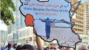 الاحتجاجات مستمرة في محافظة خوزستان منذ الـ15 من الشهر الجاري- تويتر