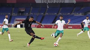 ظل المنتخب السعودي بلا رصيد ليودع منافسات البطولة- أ ف ب