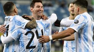 وبهذا الانتصار، يكون المنتخب الأرجنتيني قد أكد تفوقه على نظيره الإكوادوري- أ ف ب