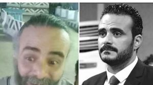 قام العديد من المغردين بنشر صورتين لعمرو إمام تظهران الفرق بين حالته قبل وبعد اعتقاله- تويتر