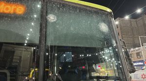 الحافلة الإسرائيلية أصيبت بثماني رصاصات- تويتر