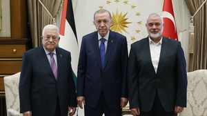 لقاء ثلاثي بين أردوغان وعباس وهنية في أنقرة- الأناضول