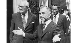 في لقاء الملك حسين مع كالاهان حازت الأوضاع في إيران على قدر كبير من الاهتمام- جيتي