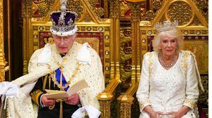 الخطاب الثاني للملك أمام البرلمان منذ توليه عرش بريطانيا- جيتي