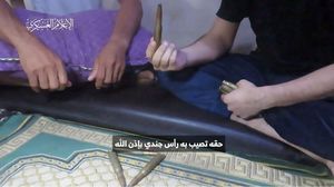 بثت "القسام" مشاهد لرصد مقاتليها موقع العملية قبل أن يقوم أحد قناصتها بإطلاق النار من بندقية ثقيلة- إعلام القسام