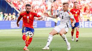 تواجه إسبانيا في نصف نهائي البطولة القارية الفائز من مباراة البرتغال وفرنسا- اليورو/ إكس