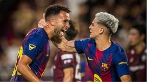 سجل السويدي صاحب الأصول السورية الوافد الجديد روني بردغجي هدفا لبرشلونة- fcb / إكس