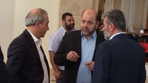 أبو مرزوق وعدد من أعضاء الوفد الفلسطيني في القاهرة - فيس بوك