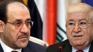 الرئيس العراقي فؤاد معصوم ورئيس الوزراء العراقي نوري المالكي - أرشيفية