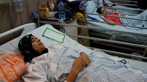 جرحى فلسطينيون نقلوا إلى تركيا من مستشفى بالقدس - الأناضول