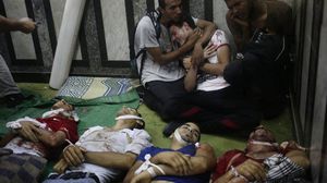 صورة أرشيفية لضحايا مجزرة ميدان رابعة العدوية - الأناضول