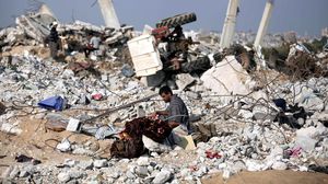 آثار العدوان الإسرائيلي على غزة - الأناضول