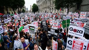 تظاهرات في أوروبا داعمة لغزة ومطالب الشعب الفلسطيني - أرشيفية
