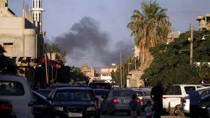 شهدت بنغازي معارك ضارية بين كتائب مسلحة - أ ف ب