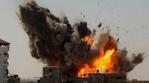 من قصف طائرات الاحتلال لغزة - أرشيفية