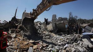 من آثار الدمار الذي خلفه العدوان الإسرائيلي على غزة - أرشيفية