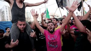 احتفال أهالي غزة بوقف إطلاق النار - الأناضول