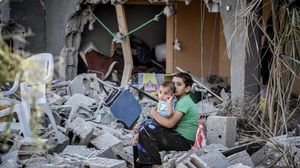 من الدمار الذي لحق بالمنازل في غزة جراء العدوان الإسرائيلي