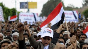 مسيرة للحوثيين في صنعاء - الأناضول