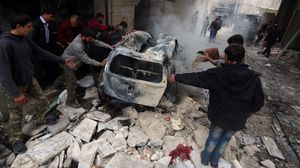 المنظمة وثقت 60 غارة على الغوطة قتل فيها النظام ما يزيد على 500 سوري ـ أ ف ب 