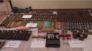 عينة من الأسلحة التي اكتشفتها داخلية الكويت ـ يوتيوب