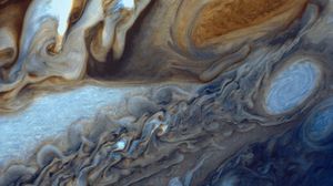 صورة نشرتها وكالة "ناسا" لسحب فوق كوكب المشتري - أ ف ب