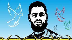 اعتقل محمد علان قبل عام إداريا ودخل إضرابا عن الطعام لستة شهور