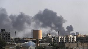 قصف التحالف العربي طال عدة مواقع في صنعاء - الأناضول