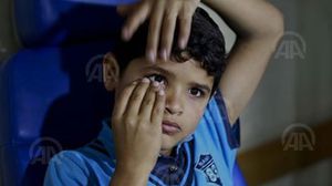 أحد الأطفال الذين أصيبوا بإعاقة دائمة في غزة- الأناضول