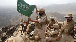 جنود سعوديون على الحدود اليمنية استعداد لأي هجوم من الحوثيين - أرشيفية