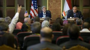 واشنطن بوست: كيري يعبر عن تعاطفه مع الحكومة المصرية التي تقاتل تنظيم الدولة - أ ف ب